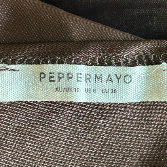Peppermayo Marseille Brown Mini Dress - Picture 8 of 12
